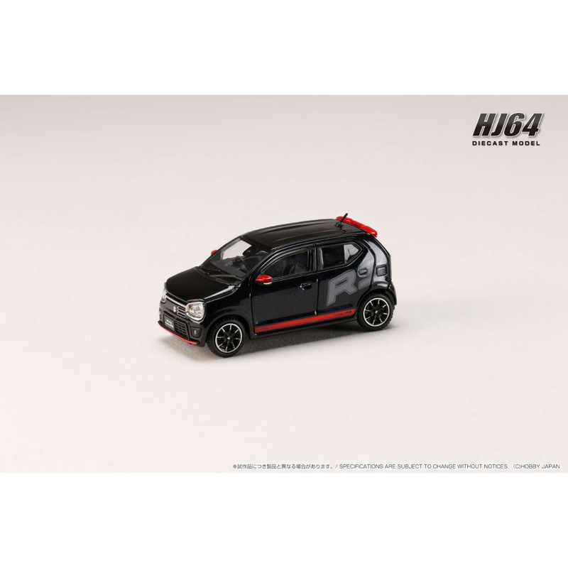 Suzuki Alto Turbo RS (HA36S) RS Decal Tune, 1:64 Scale (Black) — image 1