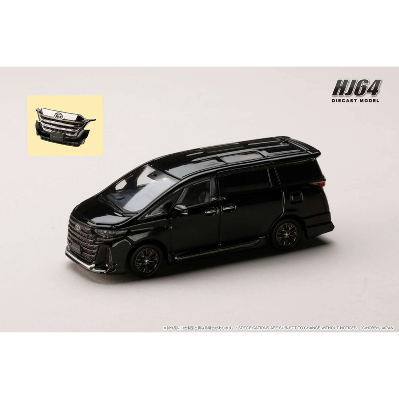 Toyota Vellfire Z Premier Hybrid, 1:64 Scale (Black) — image 1