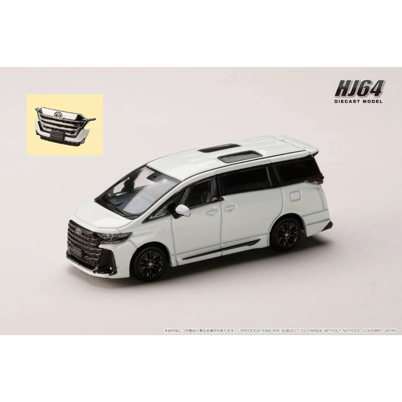 Toyota Vellfire Z Premier Hybrid, 1:64 Scale (White) — image 1