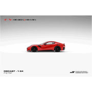 *PRE-ORDER* Ferrari F12 TDF Rosso Corsa with Black Stripe, 1:64 Scale — image 4