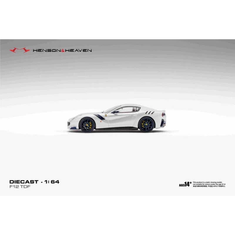 *PRE-ORDER* Ferrari F12 TDF Bianco Italian White, 1:64 Scale — image 2