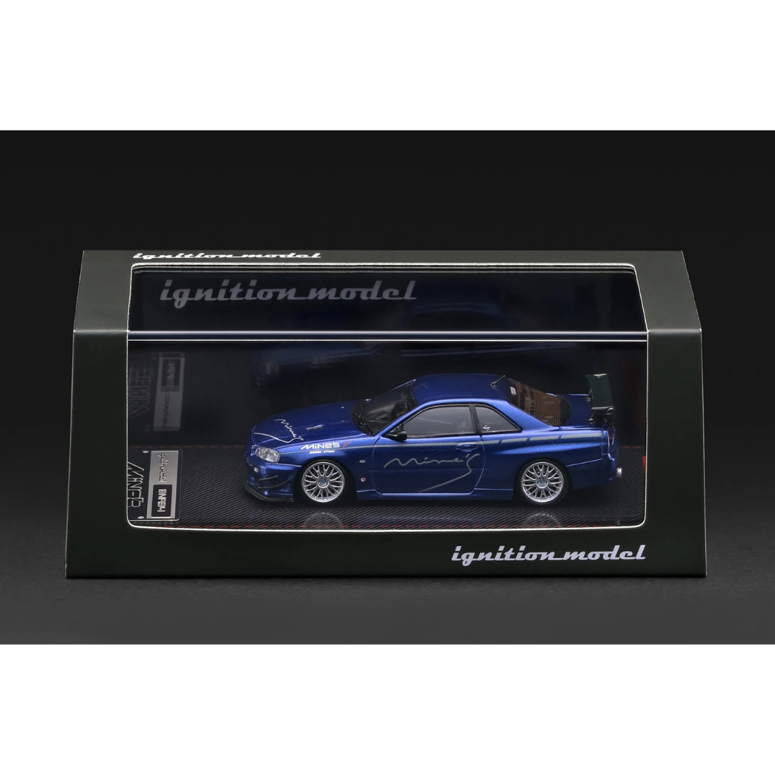 *PRE-ORDER* Nissan Skyline GT-R Mine's (R34), 1:64 Scale (Blue Metallic) — image 3