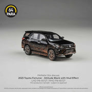 *PRE-ORDER* Diecast Toyota Fortuner (Attitude Black with Mud Effect) 2023, 1:64 Scale — image 3