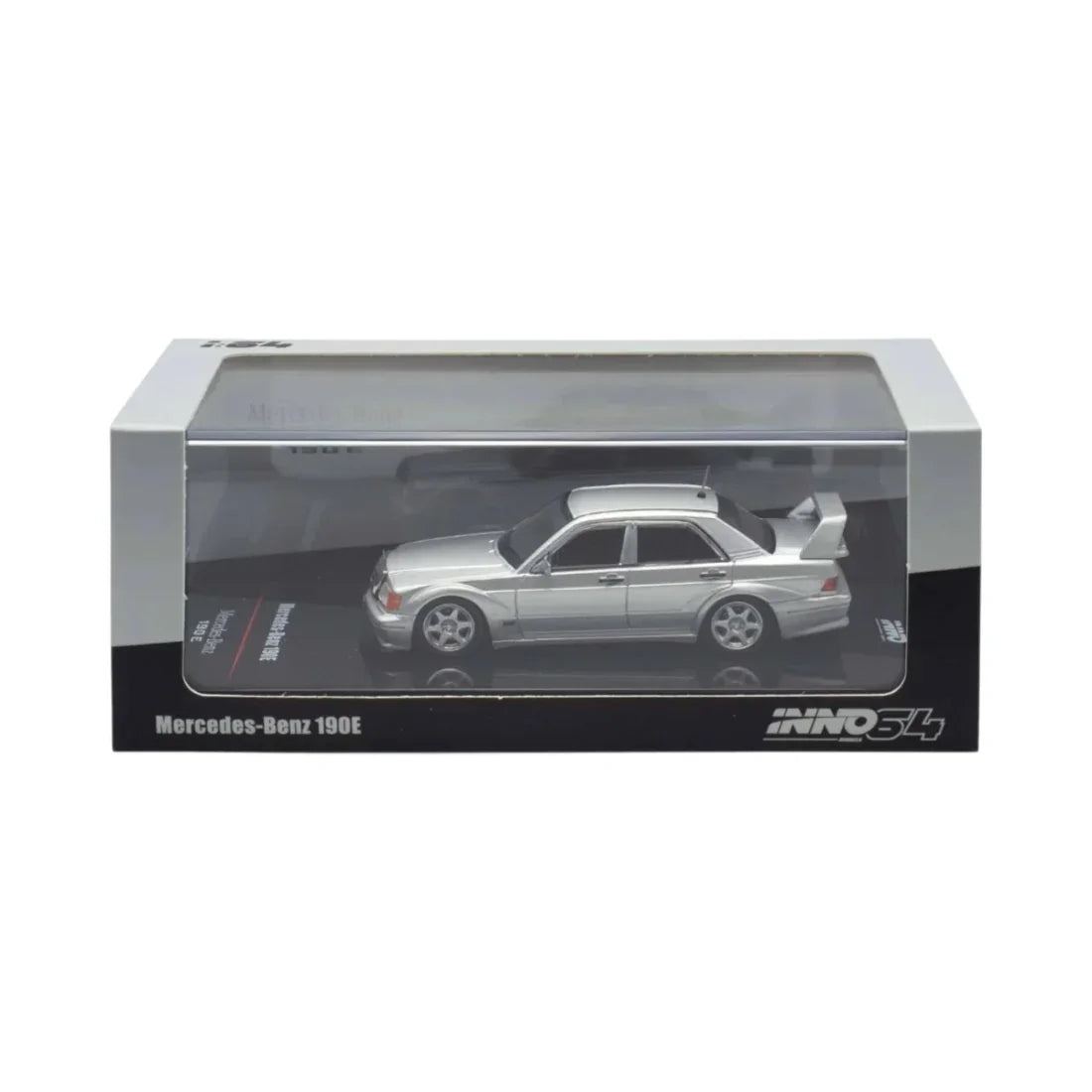 INNO 1/64 Die-cast MERCEDES BENZ 190E,1:64 Scale (Silver) — image 3