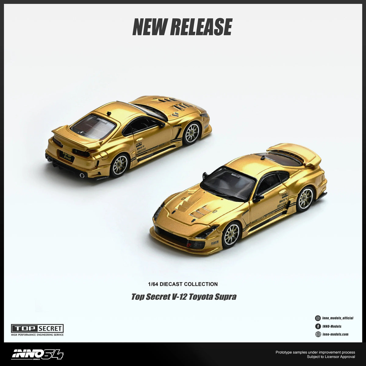 *PRE-ORDER* Top Secret V12 Supra, 1:64 Scale — image 1