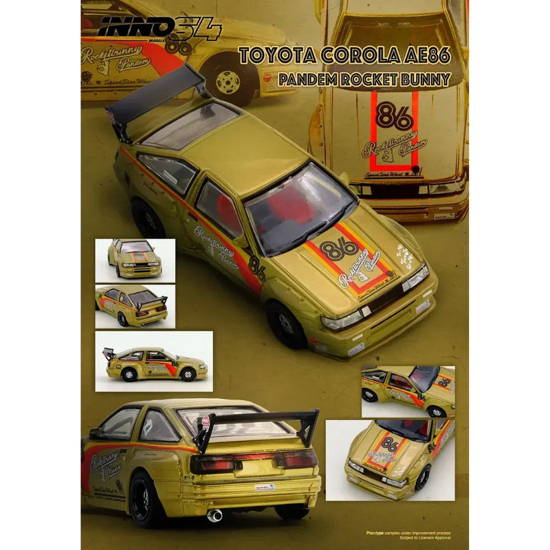 Pandem Rocket Bunny AE86 Levin, 1:64 Scale — image 1