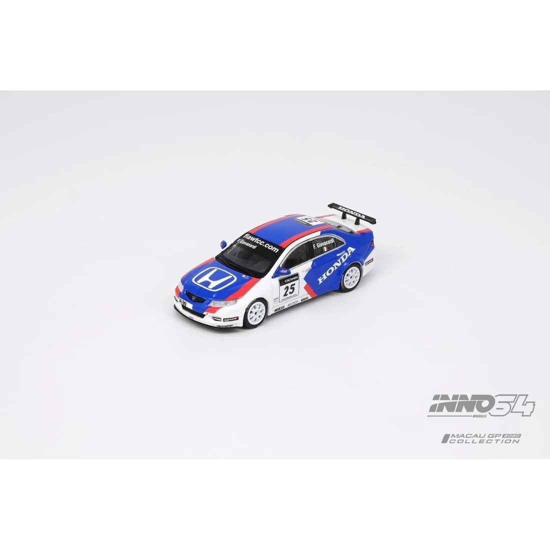 Honda ACCORD Euro-R (CL7) #25 JAS MOTORSPORT Macau World Touring Car Champi, 1:64 Scale — image 1