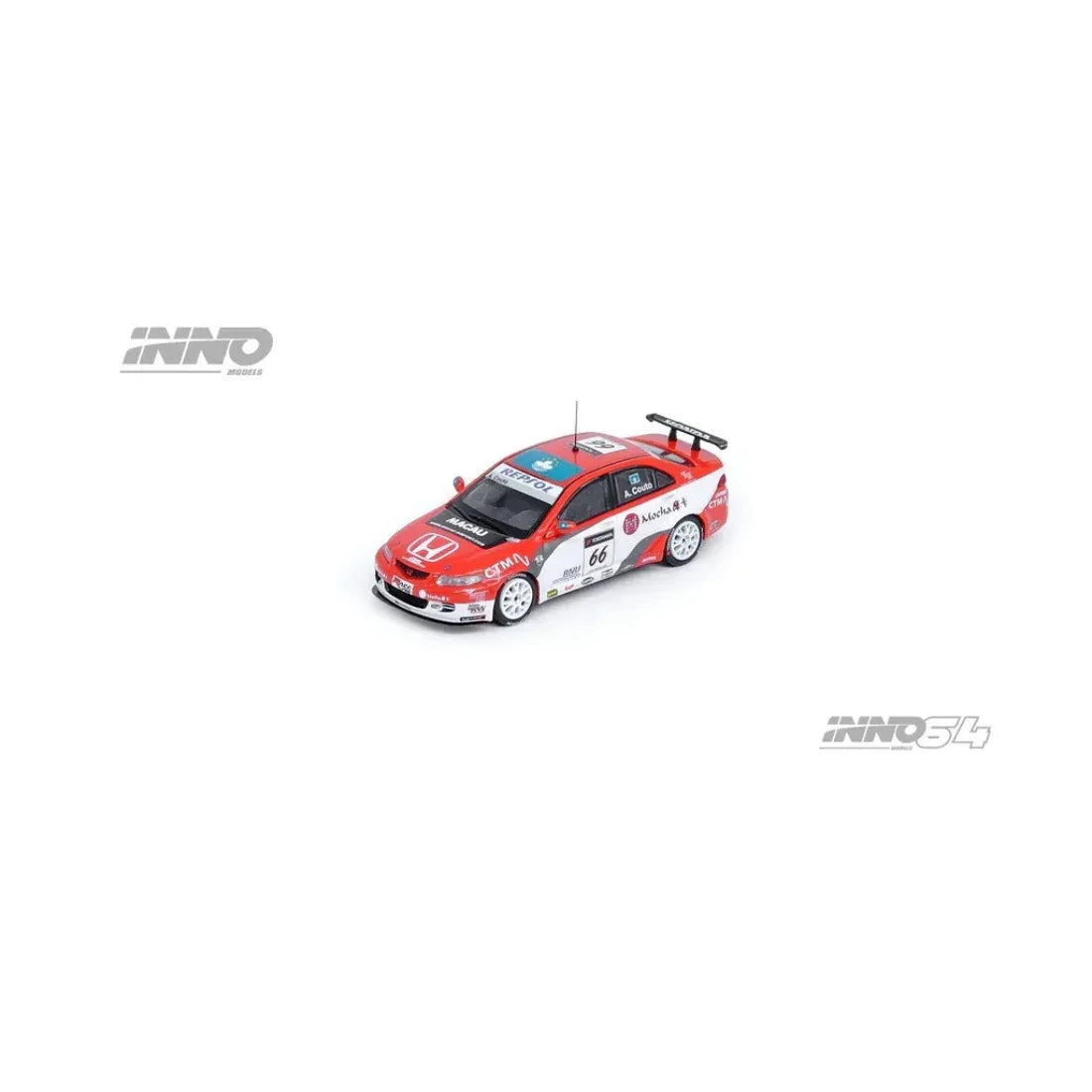 Honda ACCORD Euro-R (CL7) #66 "N. Technology" Macau World Touring Car Champion, 1:64 Scale — image 1