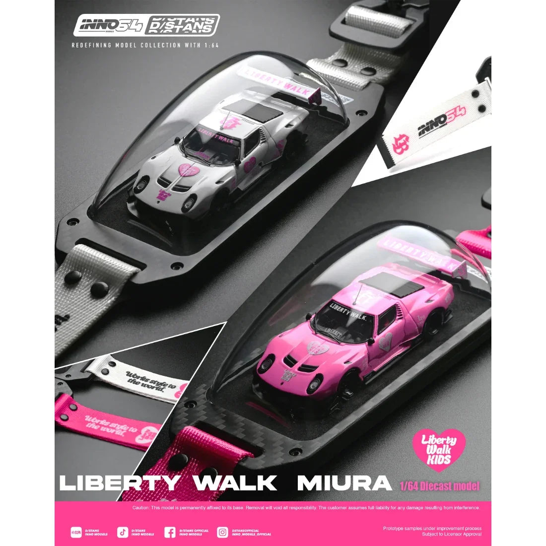 *PRE-ORDER* LB-Silhouette WORKS Miura GT (Chance of Chase Car), 1:64 Scale — image 4