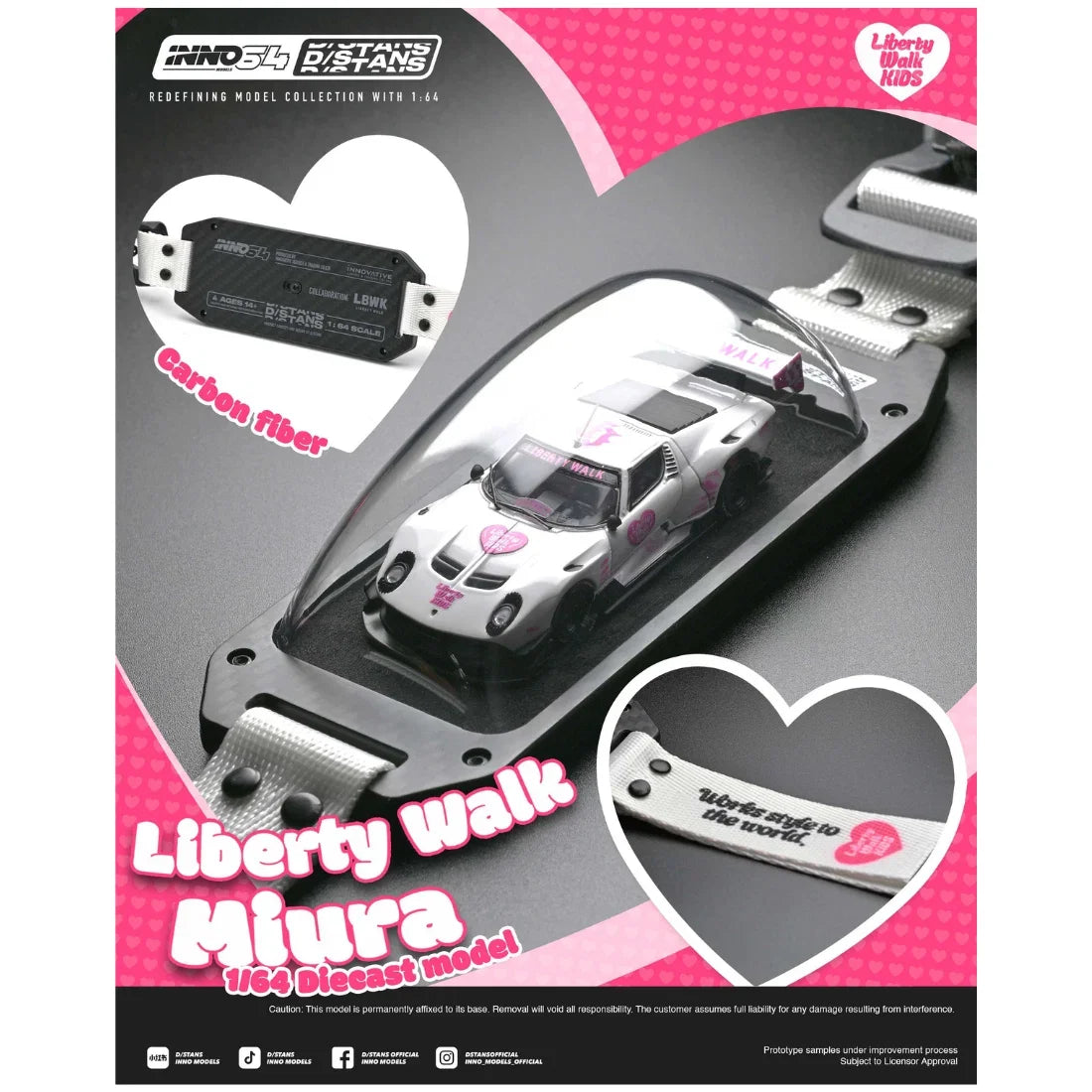 *PRE-ORDER* LB-Silhouette WORKS Miura GT (Chance of Chase Car), 1:64 Scale — image 6