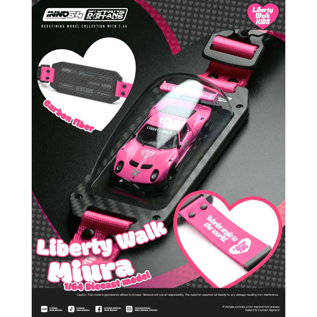 *PRE-ORDER* LB-Silhouette WORKS Miura GT (Chance of Chase Car), 1:64 Scale — image 3