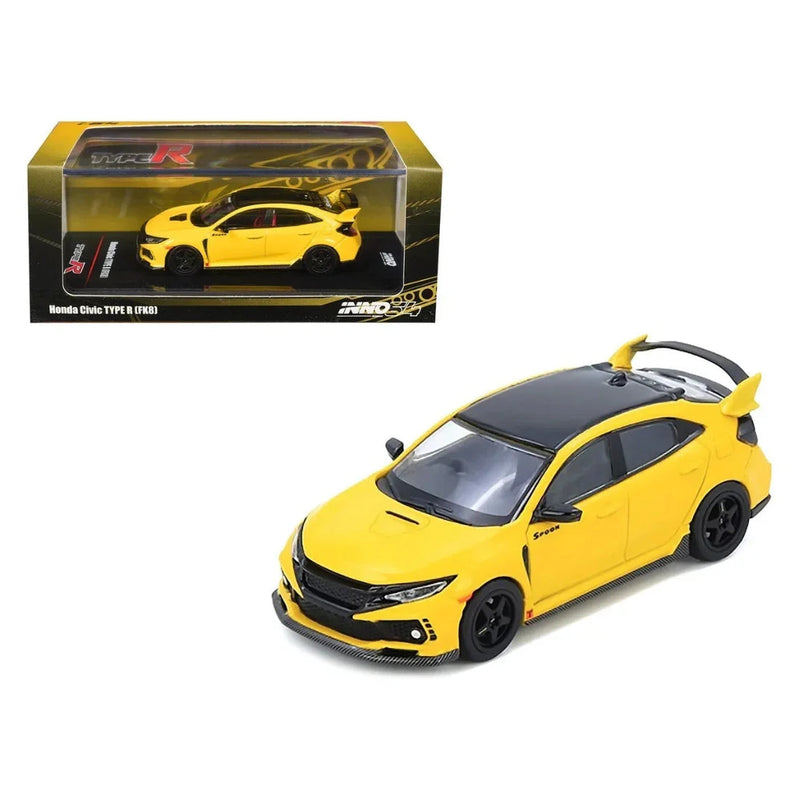 Honda CIVIC TYPE-R (FK8), 1:64 Scale (Yellow) — image 1
