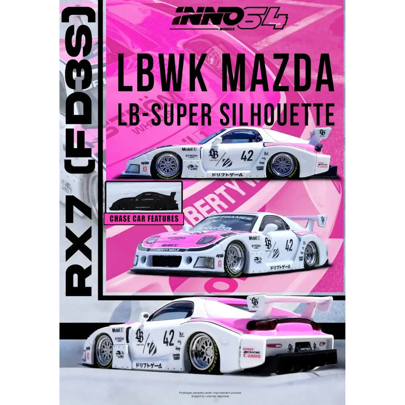 *PRE-ORDER* Mazda RX7 (FD3S) LB-SUPER SILHOUETTE "DRIFT GAMES 2025", 1:64 Scale — image 2