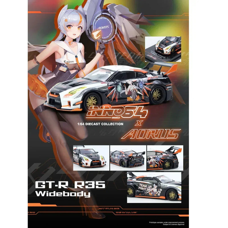 Nissan GT-R R35 Widebody (Limited Edition), 1:64 Scale — image 1
