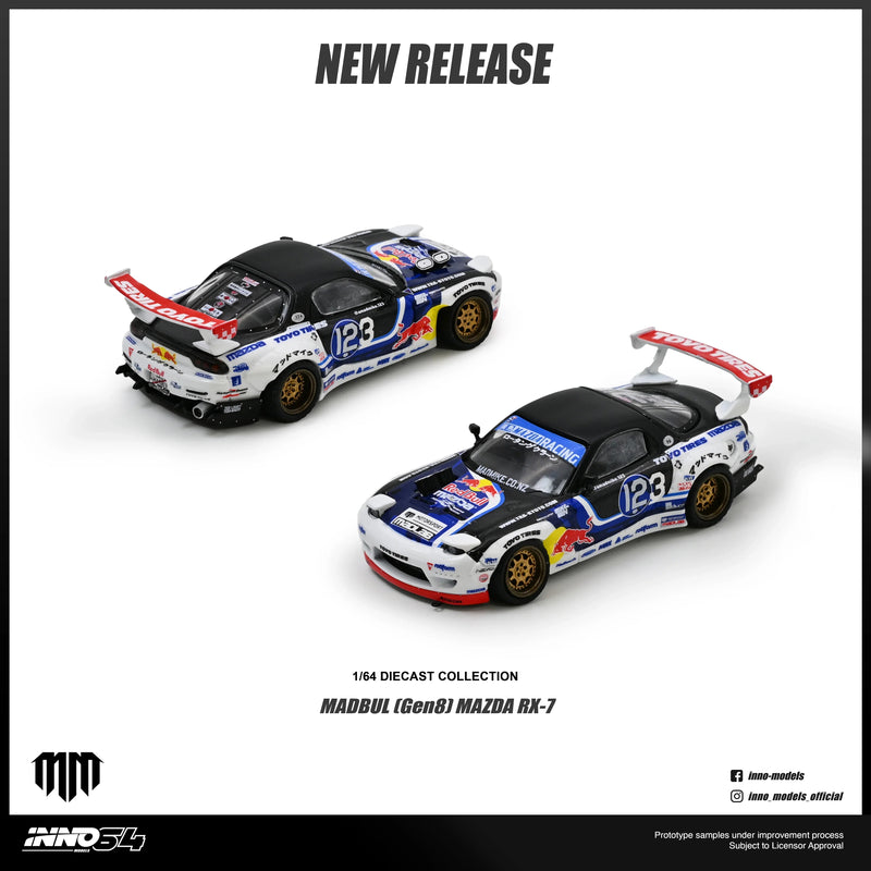 *PRE-ORDER* Mazda RX-7 MAD Mike "Madbul Gen8", 1:64 Scale — image 1