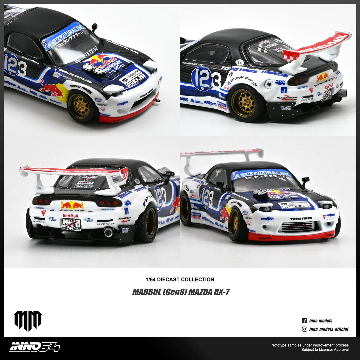 *PRE-ORDER* Mazda RX-7 MAD Mike "Madbul Gen8", 1:64 Scale — image 3