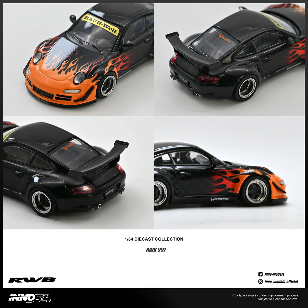 *PRE-ORDER* RWB 997, 1:64 Scale (Black) — image 2