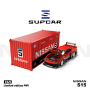 Supcar-S15 Red and Black Container Set, 1:64 Scale — image 3