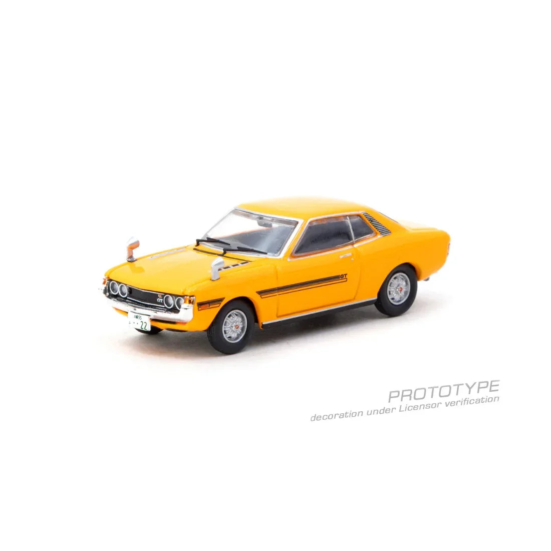 *PRE-ORDER* Toyota Celica 1600GT TA22 Chance of Chase Car, 1:64 Scale (Orange) — image 1