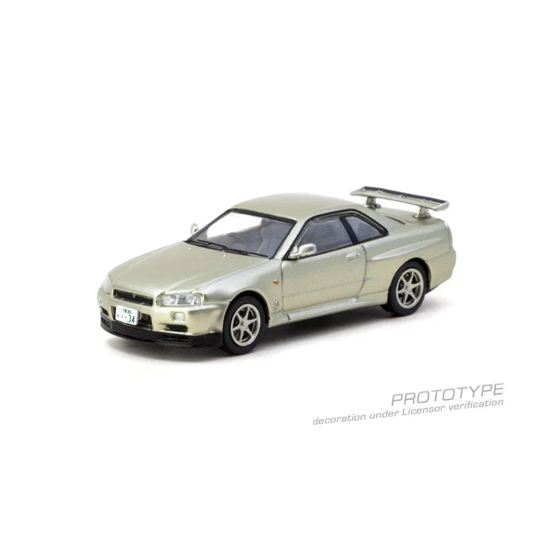 *PRE-ORDER* Nissan Skyline GT-R R34 Millenium Jade (Chance of Chase Car), 1:64 Scale — image 2