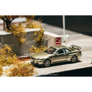 *PRE-ORDER* Nissan Skyline GT-R R34 Millenium Jade (Chance of Chase Car), 1:64 Scale — image 3