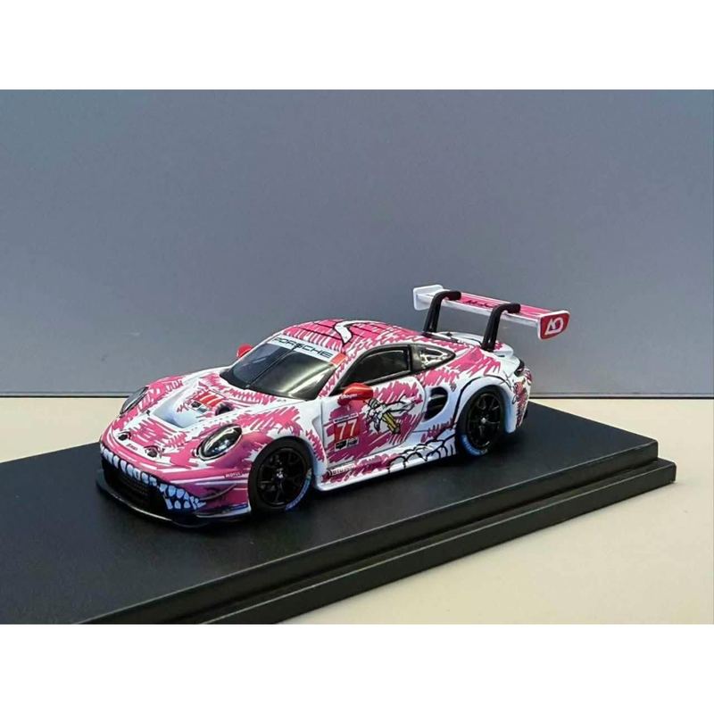 *Pre-Orders* Porsche 911 GT3 R (Pink #77 Livery), 1:64 Scale — image 1