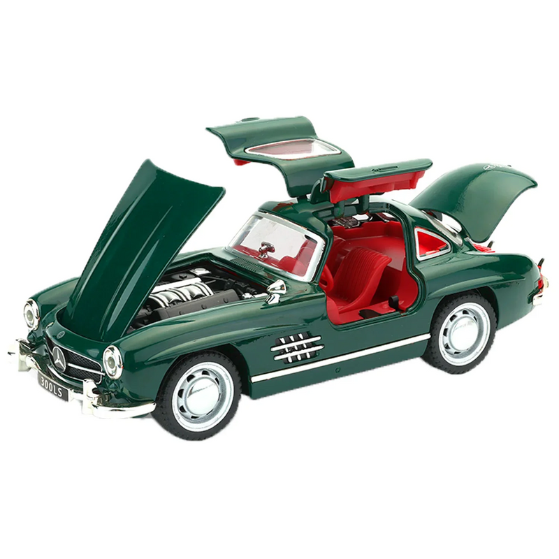 Mercedez Benz 300SL - Light, Sound with Openable Doors, 1:32 Scale (Green) — image 1
