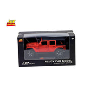 Jeep Rubigon Pullback Toy Car - Light, Sound with Openable Doors, 1:32 Scale (Red) — image 5
