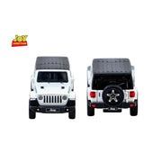 Jeep Rubigon Pullback Toy Car - Light, Sound with Openable Doors, 1:32 Scale (White) — image 3