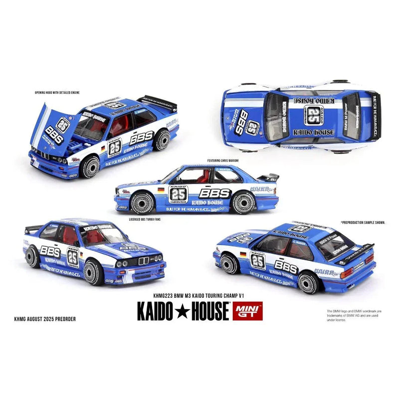 BMW M3 Kaido Touring Champ V1 , 1:64 Scale(Blue) — image 1