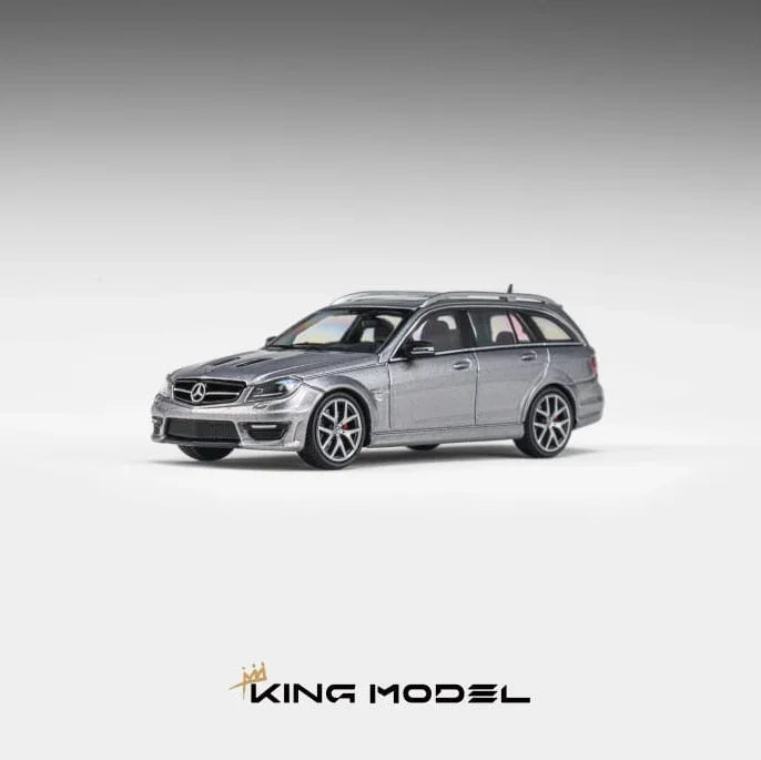 *PRE-ORDER* Mercedes Benz AMG C63 Wagon (Gun grey) Limited to 500pcs, 1:64 Scale — image 2