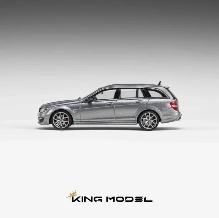 *PRE-ORDER* Mercedes Benz AMG C63 Wagon (Gun grey) Limited to 500pcs, 1:64 Scale — image 3