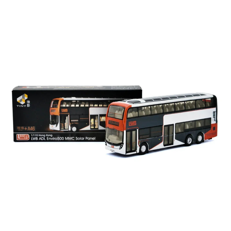Long Win Bus ADL Enviro500 MMC Solar Panel (A46) Real Solar Bus (Charging via Solar Power & Light), 1:110 Scale — image 1