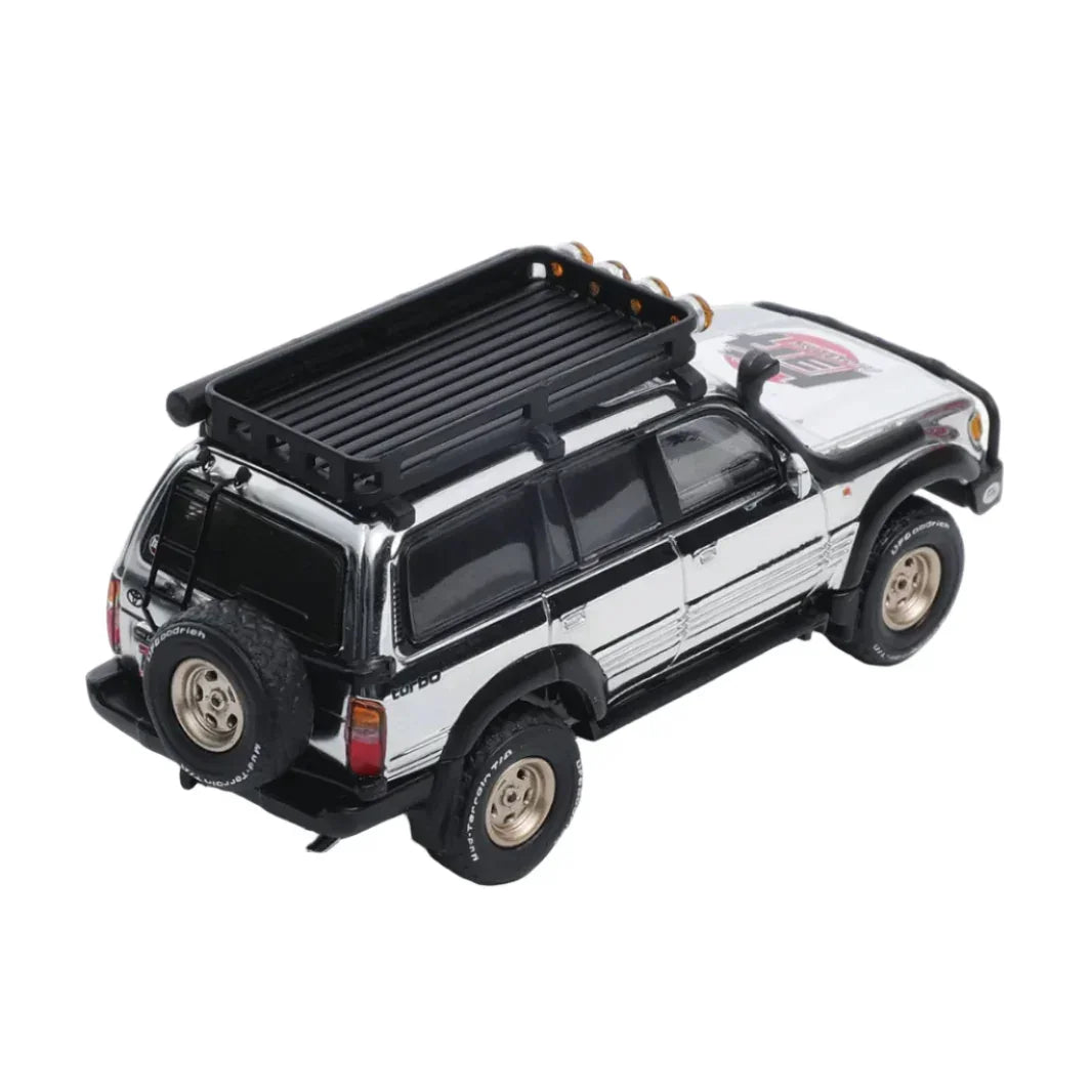 Toyota No.616 Land Cruiser 80, 1:64 Scale (Silver) — image 3