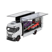 Scania 730 S No.138 Enclosed/Double Deck Tow Truck, 1:64 Scale (Silver) — image 2