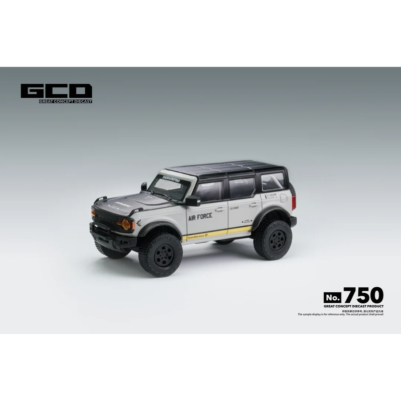 *PRE-ORDER* Ford Bronco DarwinPRO AIR FORCE, 1:64 Scale (Grey) — image 1