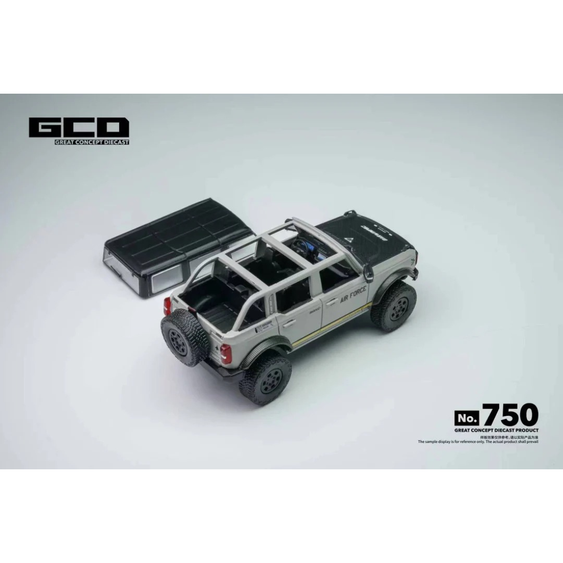 *PRE-ORDER* Ford Bronco DarwinPRO AIR FORCE, 1:64 Scale (Grey) — image 2