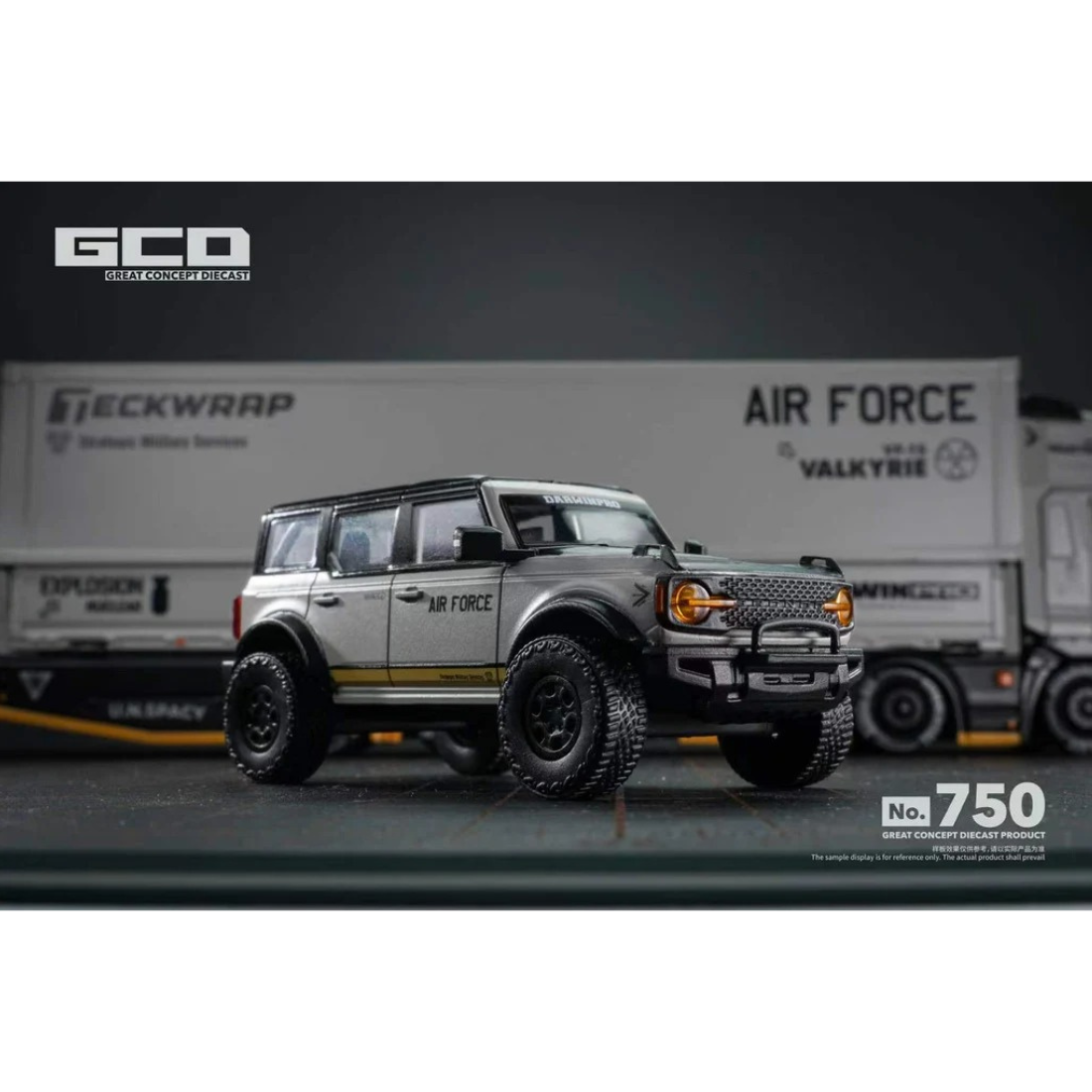 *PRE-ORDER* Ford Bronco DarwinPRO AIR FORCE, 1:64 Scale (Grey) — image 5