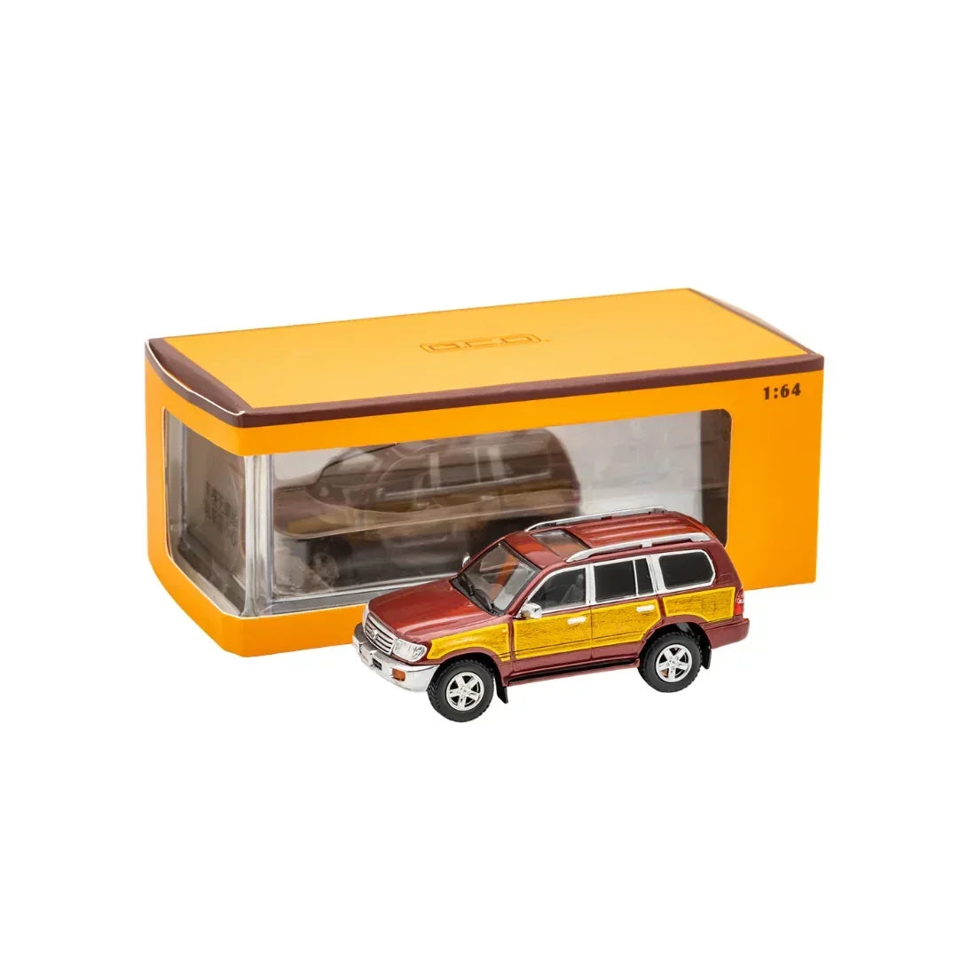 Toyota Land Cruiser LC100 Retro Woodgrain Livery, 1:64 Scale — image 4