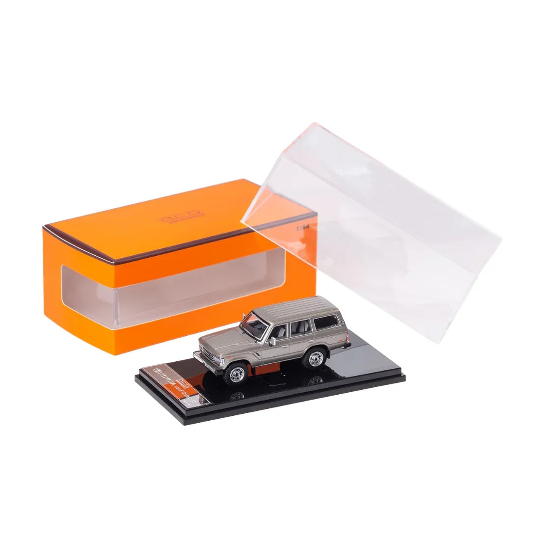 Toyota Land Cruiser LC60 Street Version, 1:64 Scale (Grey) — image 1
