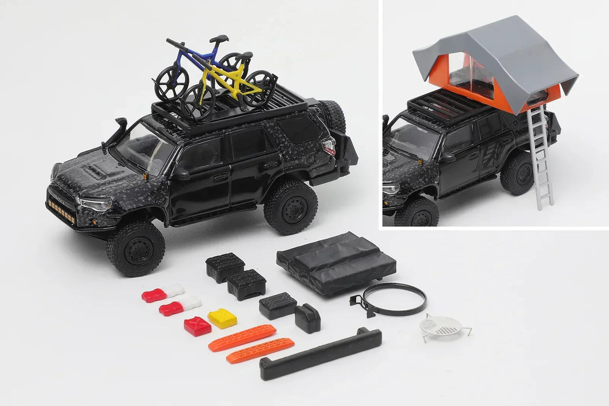 Toyota 4Runner Pre Runner with accessories LHD, 1:64 Scale (Black) — image 2