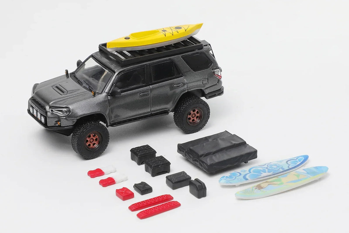 Toyota 4Runner Pre Runner with accessories LHD, 1:64 Scale (Black) — image 1