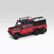 *PRE-ORDER* Land Rover Defender 6x6 (Modified Version) with Accessories, 1:64 Scale (Red) — image 2