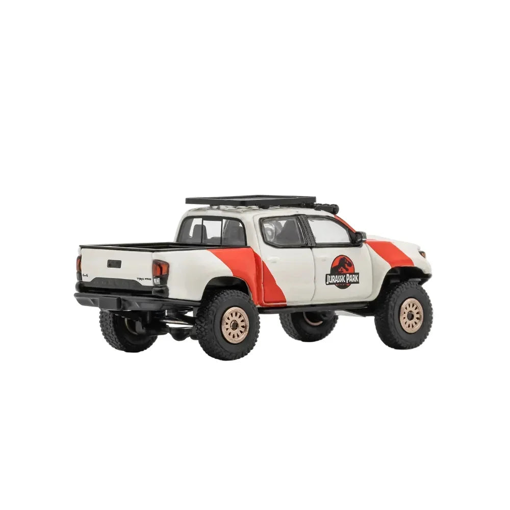 Toyota Tacoma Widebody Jurassic Livery (Left Tie), 1:64 Scale (White) — image 3