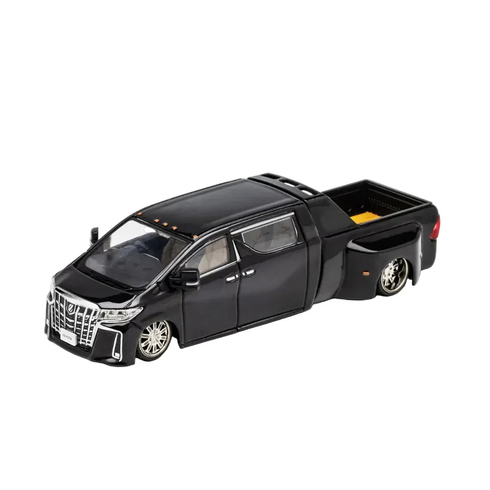 Toyota NATS No.328 Alphard Super Dually, 1:64 Scale (Black) — image 1