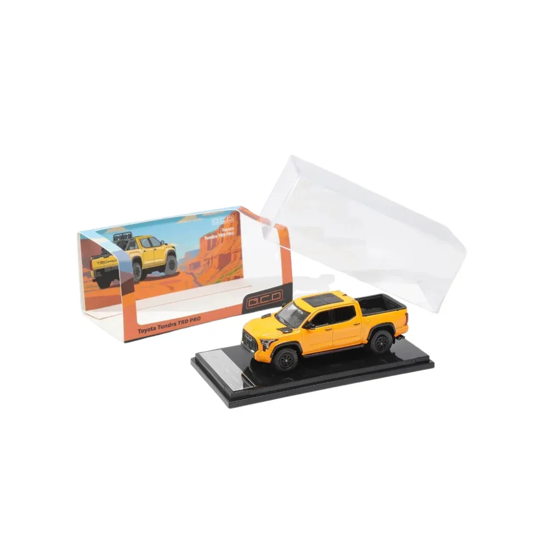 Toyota Tundra TRD Pro with Accessories, 1:64 Scale (Yellow) — image 3