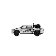 Toyota Tundra TRD Pro Panda Livery LHD with Accessories, 1:64 Scale (White) — image 2