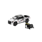 Toyota Tundra TRD Pro Panda Livery LHD with Accessories, 1:64 Scale (White) — image 1