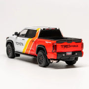 *PRE-ORDER* Toyota Tundra TRD PRO (TRD Heritage Livery), 1:64 Scale (White) — image 4