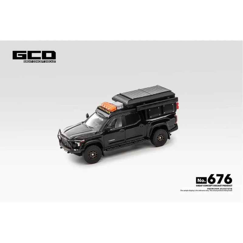 *PRE-ORDER* Toyota Tundra TRD PRO Camper with Accessories, 1:64 Scale (Black) — image 2